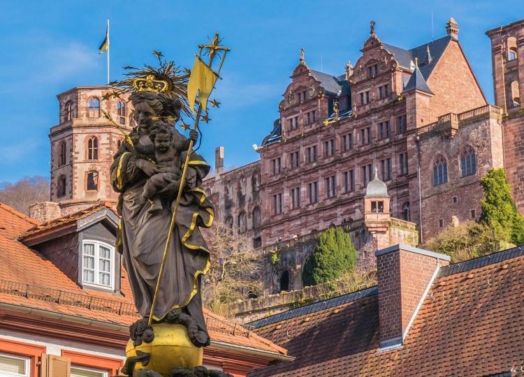 Das Schloss in Heidelberg