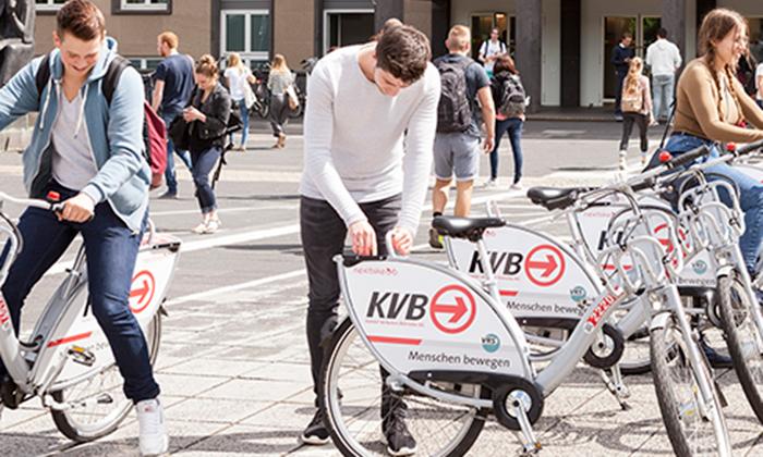Bikesharing Cologne - Rent a bike - KVB Rad