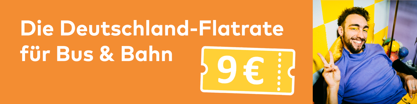 9 Euro Banner: Die Deutschland-Flatrate für Bus und Bahn