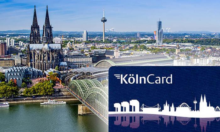 KölnCard mit Dom Motiv und Rhein