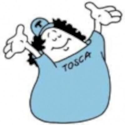 Zeichnung der Figur Tosca